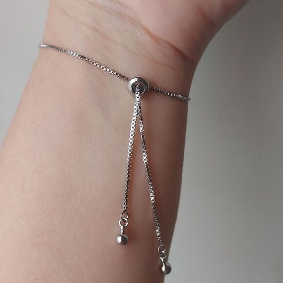 925 Silver Bowknot Bracelet - Picture 8 of 15